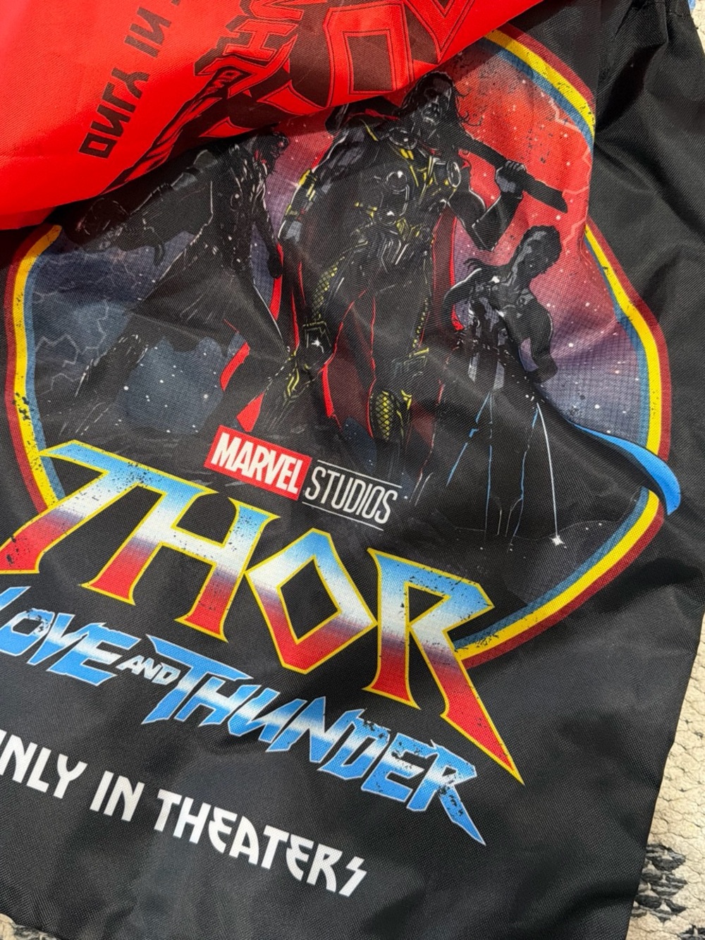 Marvel Thor: Love and Thunder Jacket - Black, Red, Yellow, Blue